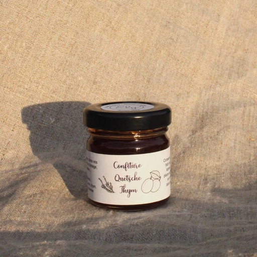 [Conf-Quetsche-Thym-40g] Confiture quetsche et thym - Pot de 40 g